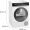 Siemens WQ46B2D0AM - Warmtepompdroger - 9 kg - autoDry - 59 dB - Energieklasse B - Wit