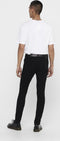 ONLY & SONS ONSWARP LIFE SKINNY - Heren jeans - Skinny fit - Zwart - Maat W30 X L34
