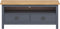 vidaXL - Tv-meubel - Hill - 110x40x47 - cm - massief - grenenhout - grijs