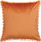 AERANGIS - Sierkussen set van 2 - Oranje - 45 x 45 cm - Fluweel