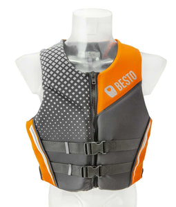 Besto Active Neo 50N - Zwemvest S (40-50 kg) - Comfortabel neopreen - Grijs