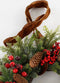 House of Seasons Kerstkrans - Ø50 cm - Rood
