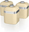 Swan SWKA1020CN Retro Opbergblikken Set van 3 Creme