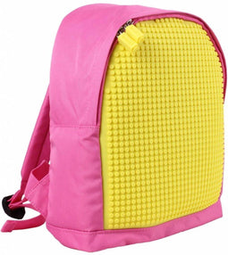 Pixelbags - Rugzak - 1 vak - Roze/geel (160 stuks)