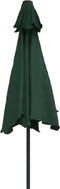 vidaXL - Parasol - met - stalen - paal - 3 - m - groen