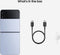 Samsung Galaxy Z Flip4 - Smartphone - 256GB opslag 5G - Blauw