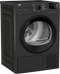 BEKO DF8412TA0A - Warmtepompdroger - 8 kg - A++ - Zwart