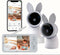 Arenti AINanny - Wifi Babyfoon met 2 Camera's - 5 inch Scherm 2K UHD - Met Slaapliedjes - Alexa & Google (2 stuks)