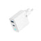 Gembird TA-UC-PDQC65L-W-01 - USB Snellader 65W - QC 3.0 en PowerDelivery - Wit