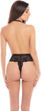 Rene Rofe - Kanten body met diepe V-hals en blote rug René Rofé - M/L