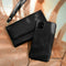 Selencia Hoesje Geschikt voor Samsung Galaxy S21 Plus Hoesje Met Pasjeshouder - Selencia Eny Uitneembare Vegan Lederen Clutch - Zwart