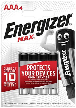 Energizer MAX - AAA Alkaline Wegwerpbatterij - 4 stuks