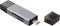 Renkforce RF-PCR-400 Externe geheugenkaartlezer USB-A, USB-C microSD, SD Space grijs