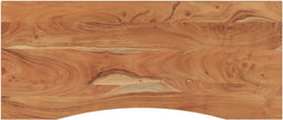 vidaXL - Bureaublad - rechthoekig - 110x50x2,5 - cm - massief - acaciahout