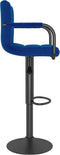 vidaXL - Barkrukken - 2 - st - stof - blauw