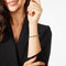 Laura Ferini Donella - Dames Armband - 18K Wit Verguld - Zilverkleurig Bangle - Diameter 6,2 cm