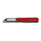 Solingen Schilmesje - RVS Glad - Robuust Handvat - Rood (10 stuks)