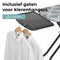 STAUS&BACH Ironiq Pro - Strijkplank L - 122 x 38 cm - In hoogte verstelbaar 76-93,5 cm - Donkergrijs