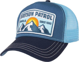 Stetson Retro Trucker Cap Stetson Patrol Blauw-One Size