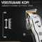 Sansbeauté Barber Edition PRO - Professionele Draadloze Tondeuse - 10 opzetkammen - Waterproof - Zilver