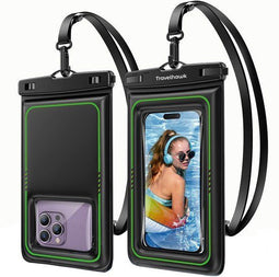 Travelhawk FSDPT - Waterdichte Telefoonhoesjes - IPX8 - Set van 2 stuks