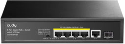 Cudy GS1005PTS1 - 5-Port Gigabit PoE+ Switch - 1 SFP Slot - 120W PoE-budget