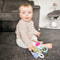 Playgro Twirly Whirly - Bijtspeeltje en Rammelaar - Diverse texturen en geluidjes - Multicolor
