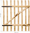 vidaXL - Poort - enkel - 100x120 - cm - hazelaarhout