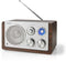 Nedis RDFM5110BN - Retro FM-radio - AUX-functie - Bruin