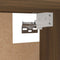 vidaXL - Kledingkast - 100x32,5x35 - cm - bewerkt - hout - bruin - eikenkleur