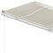 vidaXL - Luifel - handmatig - uittrekbaar - 350x250 - cm - crèmekleurig