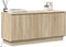 vidaXL - TV-kast - in - Sonoma - Eik - 100x38x49 - cm - - - Gelaagd - Hout