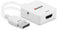 Lindy 38303 - HDMI naar DisplayPort Converter - 9,5 cm - Wit