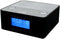 Soundmaster UR170SW - DAB+ en FM wekker radio - Dual alarm - Zilver zwart