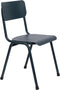 Zuiver Back To School Tuinstoel - Grijs/Blauw - Set van 2