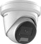 Hikvision DS-2CD2347G2H-LIU - 4 MP Smart Hybrid Light IP Turret Camera - IR-nachtzicht 40m - Wit