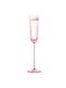 L.S.A. Champagne Theatre Champagne Flute 120 ml Set of 2 Pieces - Pink / Glass
