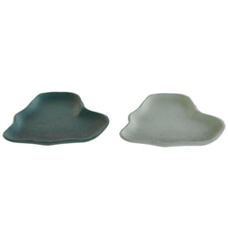 Valet Tray Home ESPRIT Aluminium 18 x 18 x 1,5 cm (2 Stuks)