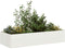 vidaXL - Plantenbak - 200x80x40 - cm - staal - wit