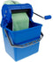 Wringer met emmer - blauw - 5Liter - Uniek hulpmiddel voor het uitwringen van werkdoekjes