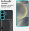 iMoshion Hoesje Geschikt voor Samsung Galaxy S24 Hoesje Met Pasjeshouder - iMoshion Softcase Backcover met pashouder 3.0 - Transparant
