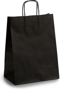 Pincello Cadeautas Pincello 24 X 12 X 40 Cm Papier Zwart