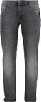 Cars Jeans Heren CHAPMAN - Regular Fit - Zacht elastisch denim - Black Used - Maat 40/34