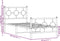 vidaXL - Bedframe - met - hoofd- - en - voeteneinde - metaal - zwart - 90x200 - cm