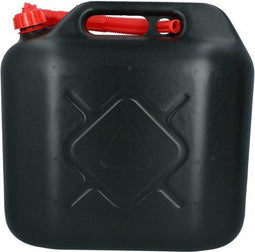Carpoint Jerrycan - voor brandstof - 20 liter - zwart - incl. rode schenktuit - Benzine en diesel -