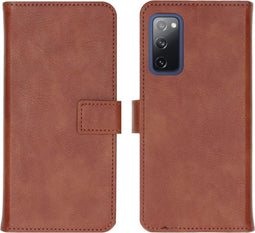 iMoshion Hoesje Geschikt voor Samsung Galaxy S20 FE Hoesje Met Pasjeshouder - iMoshion Luxe Bookcase - Bruin