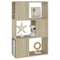 Boekenkast/kamerscherm 60x24x94 cm bewerkt hout sonoma eiken