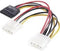 Renkforce RF-2926428 - Y-voedingskabel - 2x Molex KK Fan naar SATA - Geel Rood Zwart