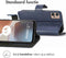 iMoshion Hoesje Geschikt voor Motorola Moto G32 Hoesje - iMoshion Luxe Bookcase - Donkerblauw