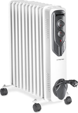 TROTEC Olieradiator TRH 21 E - Elektrische radiator - 3 warmtestanden - Wit